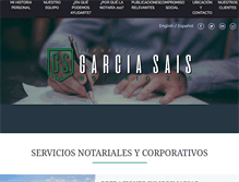 Tablet Screenshot of garciasais.com.mx